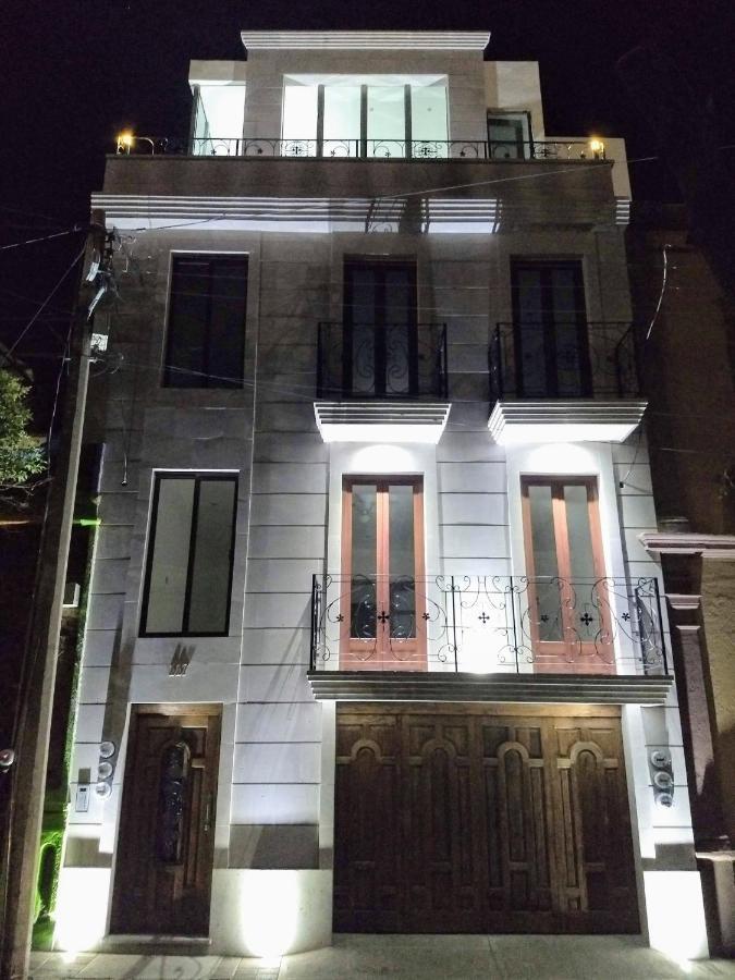En El Centro 3 Hermoso Loft Familiar Ac Wifi 300 Mbps Aguascalientes Esterno foto