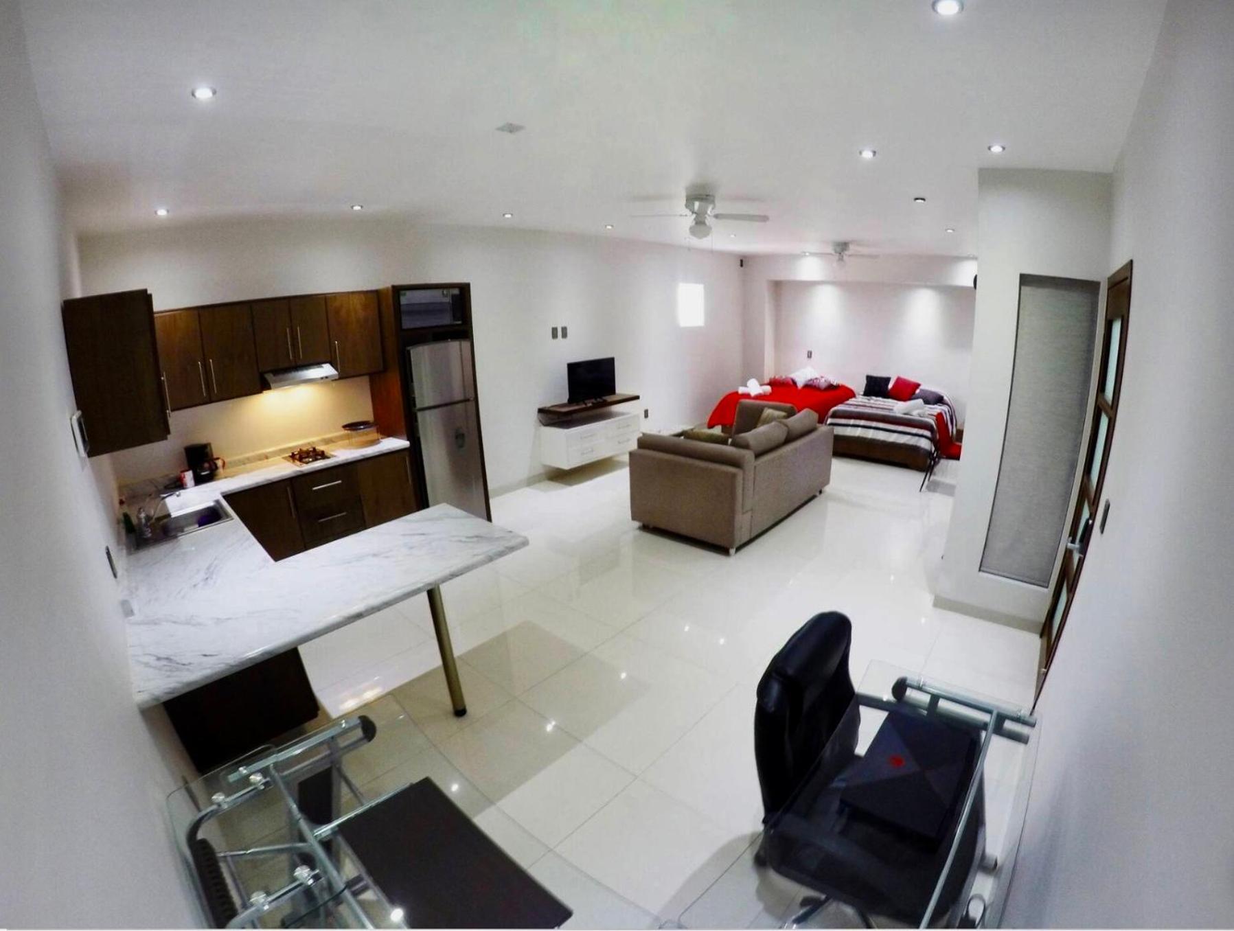 En El Centro 3 Hermoso Loft Familiar Ac Wifi 300 Mbps Aguascalientes Esterno foto