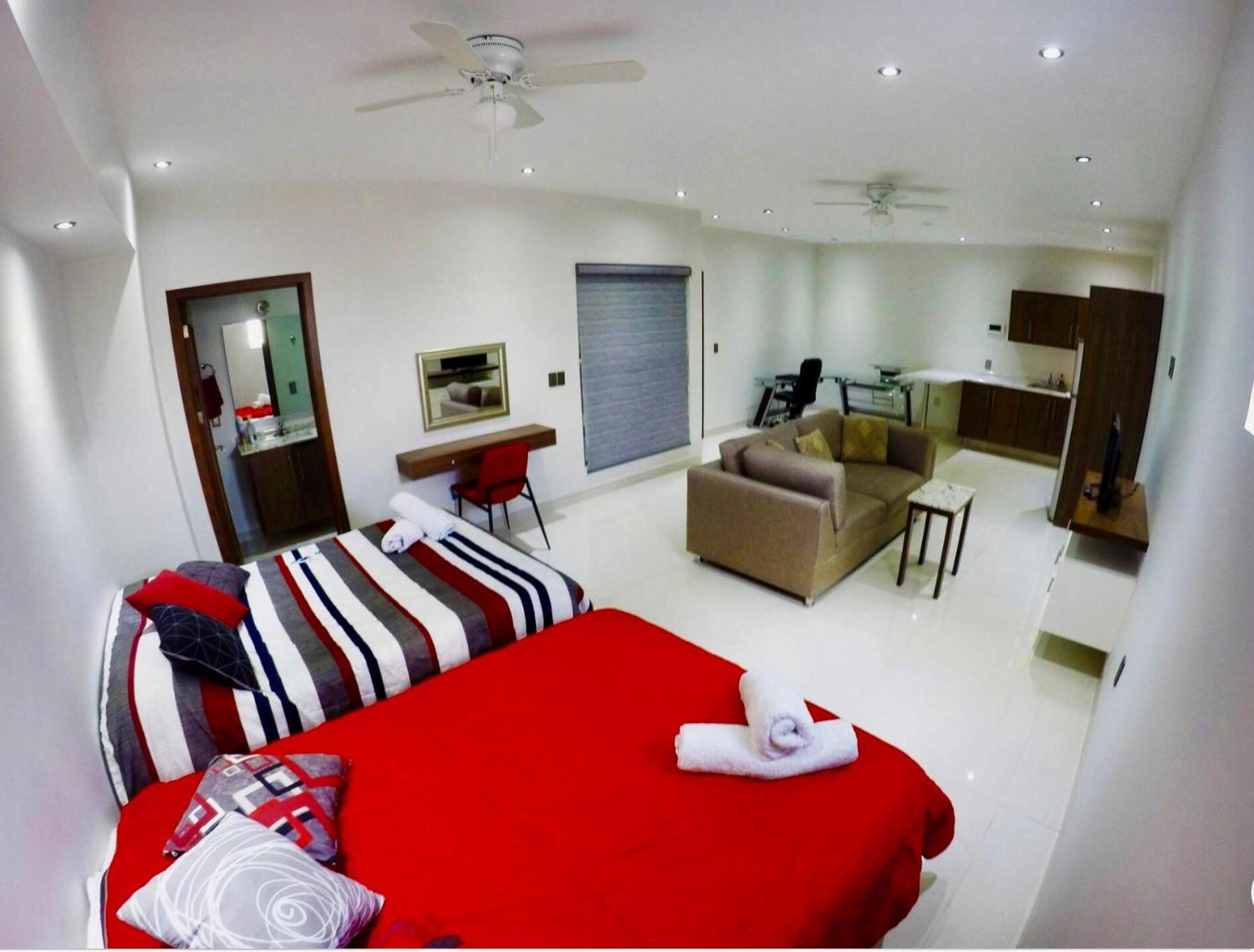 En El Centro 3 Hermoso Loft Familiar Ac Wifi 300 Mbps Aguascalientes Esterno foto